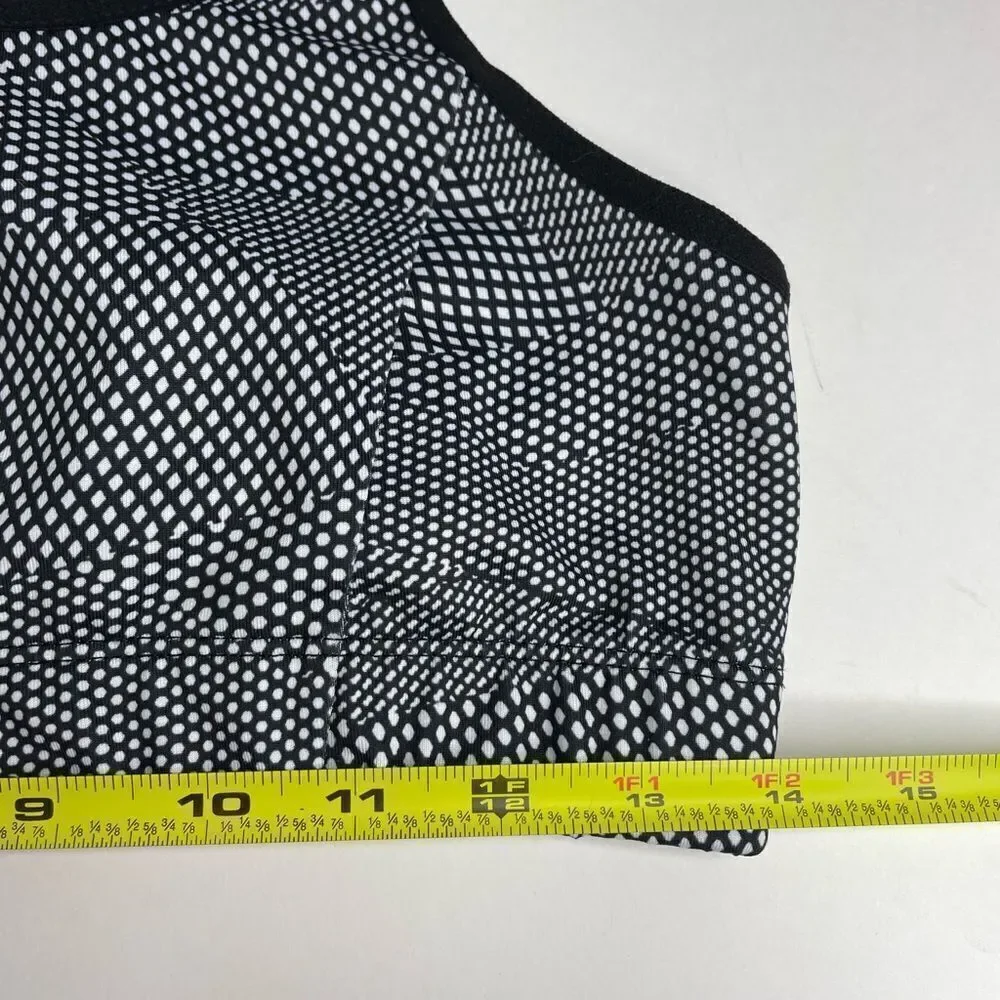 C9 by Champion Strappy Racer-Back Sports Bra (Black and White)